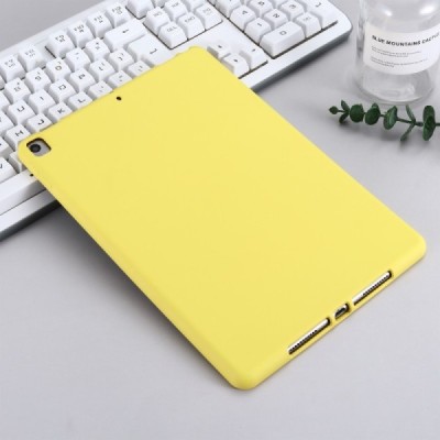 Apple iPad 10.2" (2019, 2020, 2021) Shell kieto silikono TPU geltonas dėklas - nugarėlė | Priedai.lt
