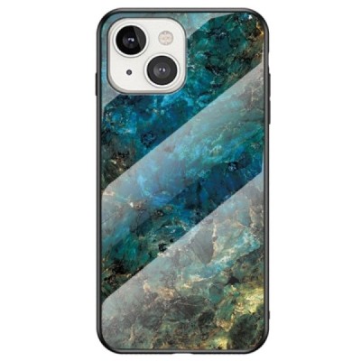 Apple iPhone 13 „Marble“ kieto silikono TPU mėlynas dėklas - nugarėlė | Priedai.lt