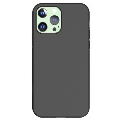Apple iPhone 13 Pro kieto silikono TPU juodas dėklas - nugarėlė | Priedai.lt