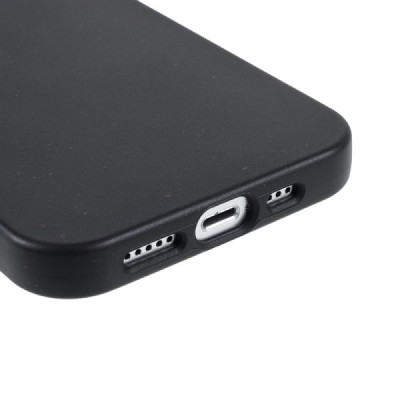 Apple iPhone 13 kieto silikono TPU juodas dėklas - nugarėlė | Priedai.lt
