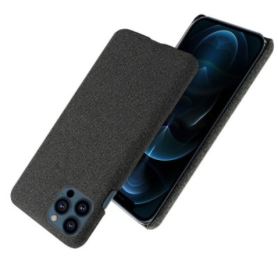„Bi-Color“ Splicing Apple iPhone 13 Pro Max juodas odinis dėklas | Priedai.lt