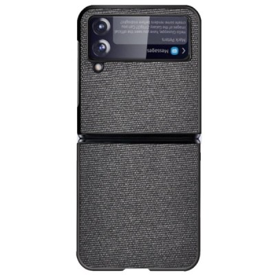 „Bi-Color“ Splicing Samsung Galaxy Z Flip3 (F711) juodas odinis dėklas | Priedai.lt