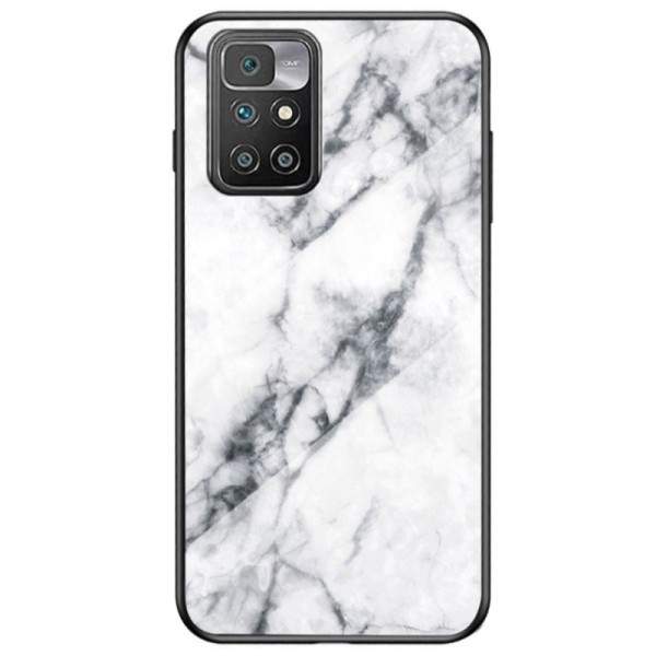 „Marble“ kieto silikono (TPU) dėklas - baltas (Redmi 10)
