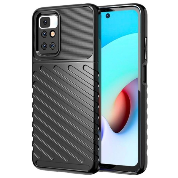 „Twill“ kieto silikono (TPU) dėklas - juodas (Redmi 10)