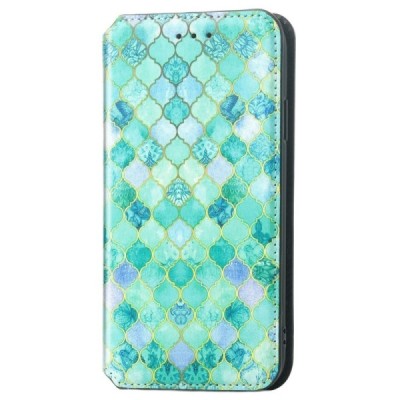 Apple iPhone 13 Pro Max atverčiamas spalvotas „Caseneo“ Emerald odinis dėklas - knygutė | Priedai.lt