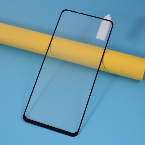 „Rurihai“ Tempered Glass pilnai dengiantis apsauginis ekrano stiklas 2.5D - juodas (Redmi Note 9)
