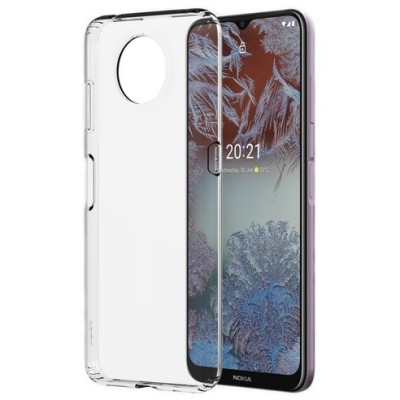 Nokia C10 (C20) kieto silikono TPU skaidrus dėklas - nugarėlė | Priedai.lt