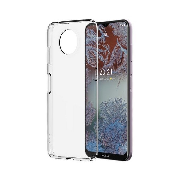 Kieto silikono (TPU) dėklas - skaidrus (Nokia C10 / C20)