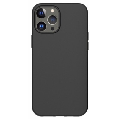 Apple iPhone 13 Pro Max kieto silikono TPU juodas dėklas - nugarėlė | Priedai.lt
