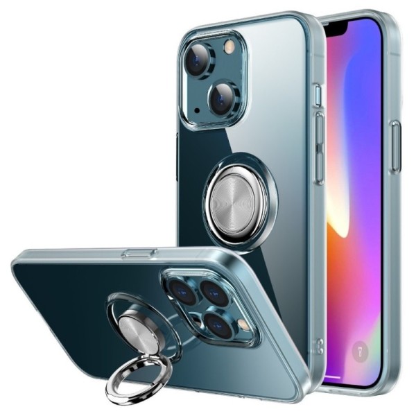 „Sheet“ Kickstand (TPU) dėklas - skaidrus (iPhone 13 Mini)