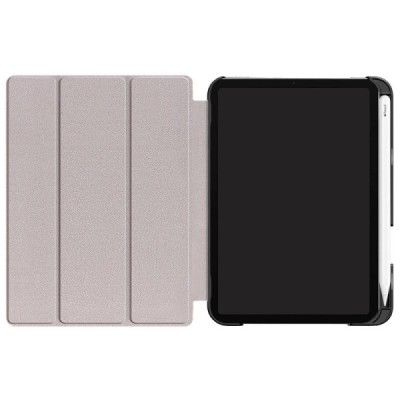 Apple iPad mini 6 2021 „Stylus“ atverčiamas auksinis odinis dėklas - stovas | Priedai.lt