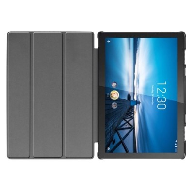Lenovo Tab M10 FHD REL (X605FC) atverčiamas raudonas odinis dėklas (sulankstomas) | Priedai.lt