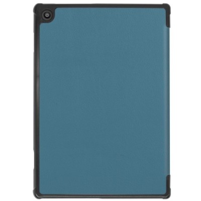 Lenovo Tab M10 FHD REL (X605FC) atverčiamas žalias odinis dėklas (sulankstomas) | Priedai.lt