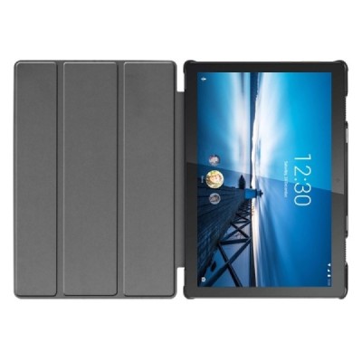 Lenovo Tab M10 FHD REL (X605FC) atverčiamas žalias odinis dėklas (sulankstomas) | Priedai.lt