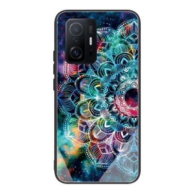 Xiaomi 11T (11T Pro) „Mandala“ Flower spalvotas kieto silikono TPU dėklas (nugarėlė) | Priedai.lt