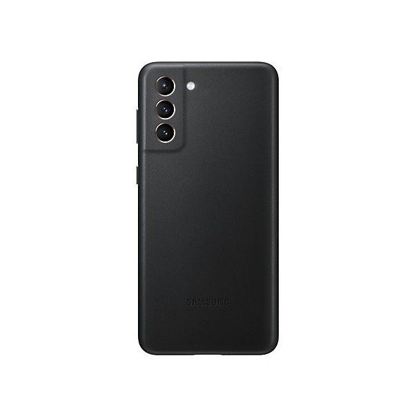 „Samsung“ Leather Cover dėklas - juodas (Galaxy S21+)