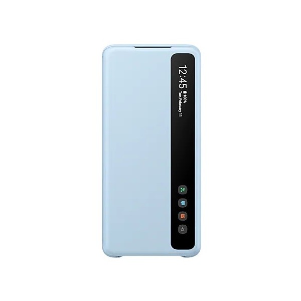 „Samsung“ Smart Clear View Cover atverčiamas dėklas - šviesiai mėlynas (Galaxy S20+)