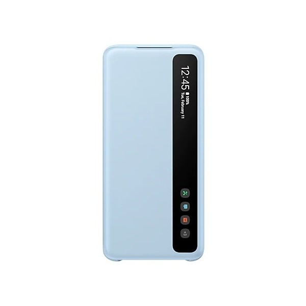 „Samsung“ Smart Clear View Cover atverčiamas dėklas - šviesiai mėlynas (Galaxy S20)