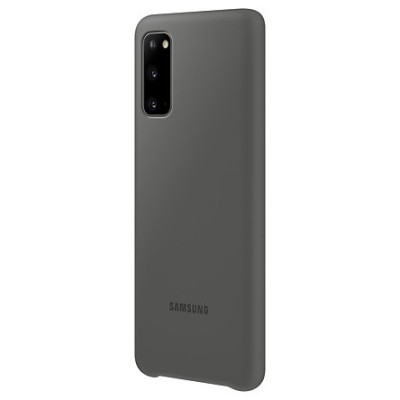 Samsung Galaxy S20 (G980) „Samsung“ Silicone Cover kieto silikono pilkas dėklas | Priedai.lt