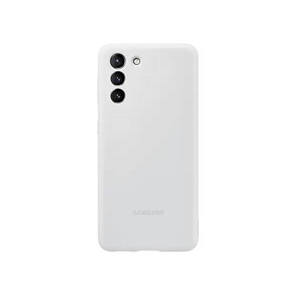 „Samsung“ Silicone Cover dėklas - šviesiai pilkas (Galaxy S21)