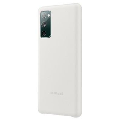 Samsung Galaxy S20 FE (Fan Edition) „Samsung“ Silicone Cover kieto silikono baltas dėklas | Priedai.lt
