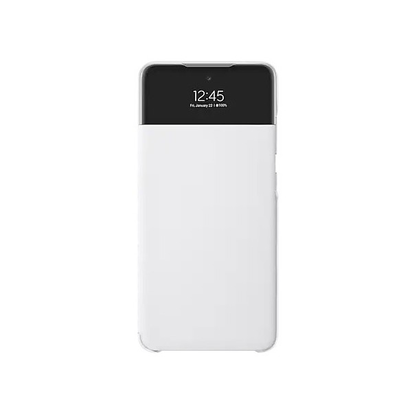 „Samsung“ S View Wallet Cover atverčiamas dėklas - baltas (Galaxy A52 / A52s)