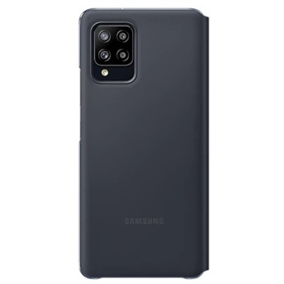 Samsung Galaxy A42 5G originalus S View Wallet Cover atverčiamas juodas dėklas - knygutė | Priedai.lt