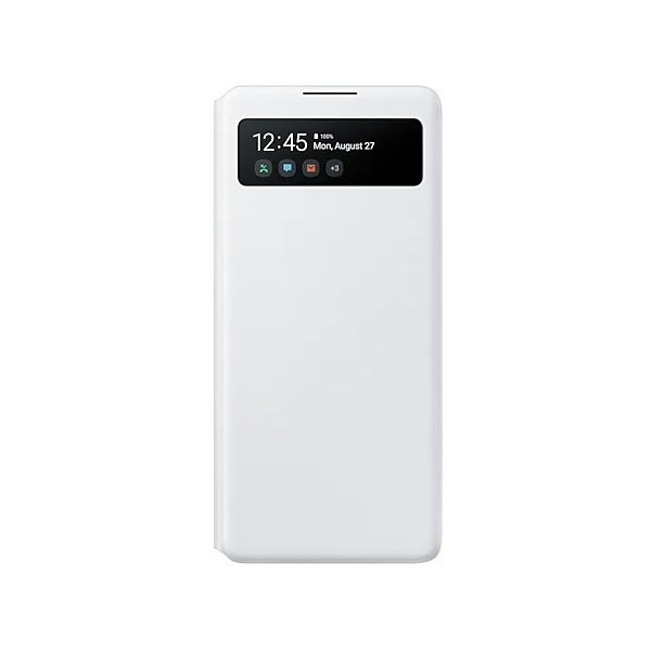 „Samsung“ S View Wallet Cover atverčiamas dėklas - baltas (Galaxy S10 Lite)