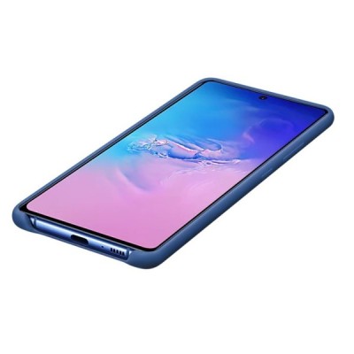 Samsung Galaxy S10 Lite (G970) „Samsung“ Silicone Cover kieto silikono mėlynas dėklas | Priedai.lt