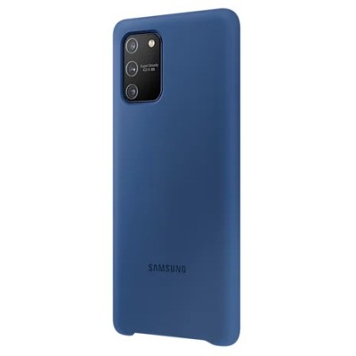 Samsung Galaxy S10 Lite (G970) „Samsung“ Silicone Cover kieto silikono mėlynas dėklas | Priedai.lt