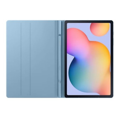 Originalus Samsung Galaxy Tab S6 Lite 10.4 (P615, P610, P613, P619) Book Cover EF-BP610 atverčiamas mėlynas odinis dėklas | Prie