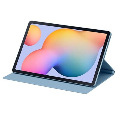 Originalus Samsung Galaxy Tab S6 Lite 10.4 (P615, P610, P613, P619) Book Cover EF-BP610 atverčiamas mėlynas odinis dėklas | Prie