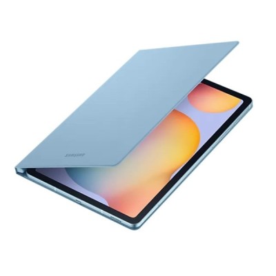 Originalus Samsung Galaxy Tab S6 Lite 10.4 (P615, P610, P613, P619) Book Cover EF-BP610 atverčiamas mėlynas odinis dėklas | Prie