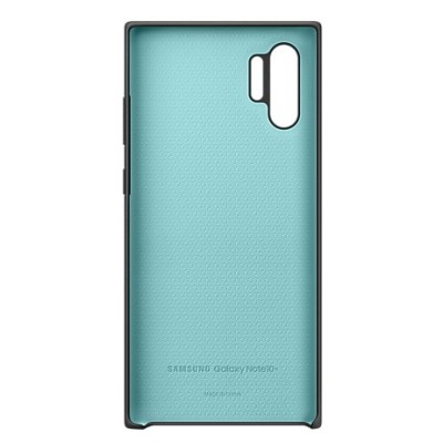 Samsung Galaxy Note 10+ (N975F) „Samsung“ Silicone Cover kieto silikono juodas dėklas | Priedai.lt