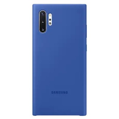 Samsung Galaxy Note 10+ (N975F) „Samsung“ Silicone Cover kieto silikono mėlynas dėklas | Priedai.lt