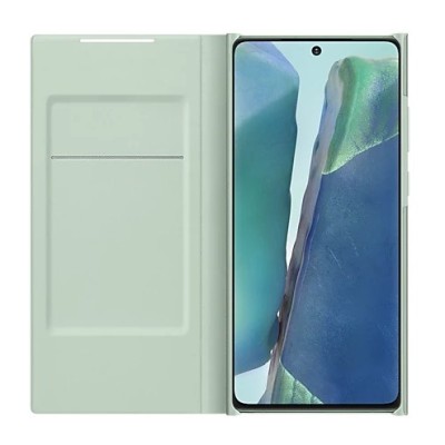 Samsung Galaxy Note 20 (N980F) originalus Smart Led View Cover atverčiamas mėtinis dėklas - knygutė | Priedai.lt