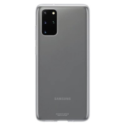 Samsung Galaxy S20+ (G985, G986) „Samsung“ Silicone Cover kieto silikono skaidrus dėklas | Priedai.lt