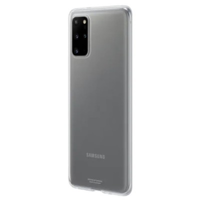Samsung Galaxy S20+ (G985, G986) „Samsung“ Silicone Cover kieto silikono skaidrus dėklas | Priedai.lt