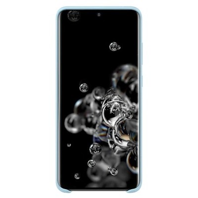 Samsung Galaxy S20 Ultra (G988) „Samsung“ Silicone Cover kieto silikono šviesiai mėlynas dėklas | Priedai.lt