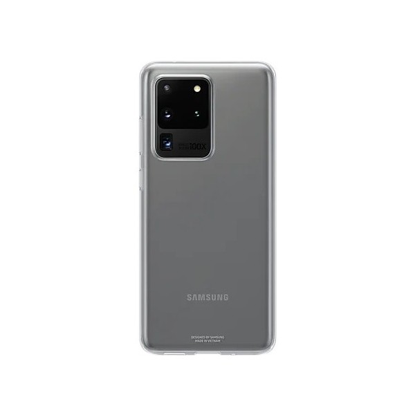 „Samsung“ Silicone Cover dėklas - skaidrus (Galaxy S20 Ultra)