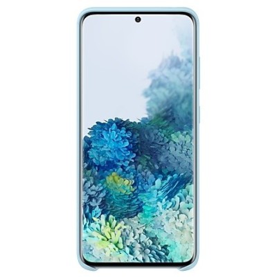 Samsung Galaxy S20 (G980) „Samsung“ Silicone Cover kieto silikono šviesiai mėlynas dėklas | Priedai.lt