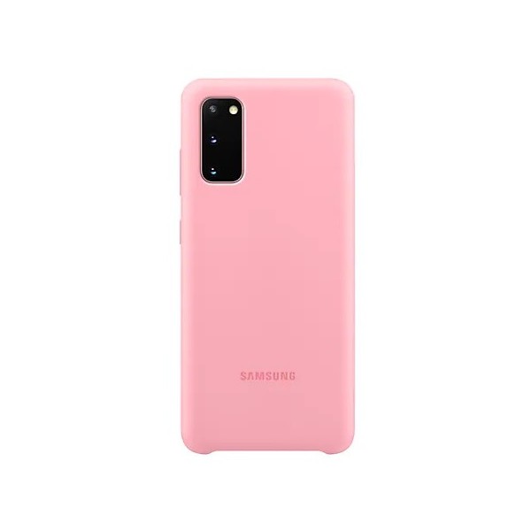 „Samsung“ Silicone Cover dėklas - rožinis (Galaxy S20)