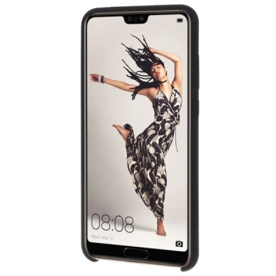 Huawei P20 Pro Shell kieto silikono (TPU) dėklas juodas - nugarėlė | Priedai.lt