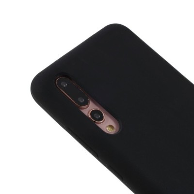 Huawei P20 Pro Shell kieto silikono (TPU) dėklas juodas - nugarėlė | Priedai.lt