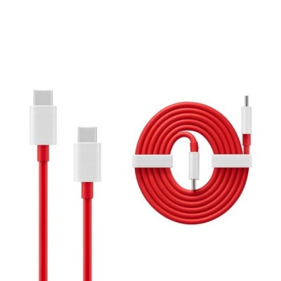Oficialus „OnePlus“ Warp Charge Type-C Type-C raudonas laidas 1,5 m | Priedai.lt