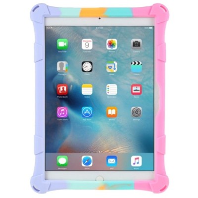 Apple iPad 9.7 (Air, Air 2 ,iPad 2 / 3 / 4) „Popit“ Bubble Kickstand minkšto silikono TPU rožinis dėklas - nugarėlė | Priedai.lt