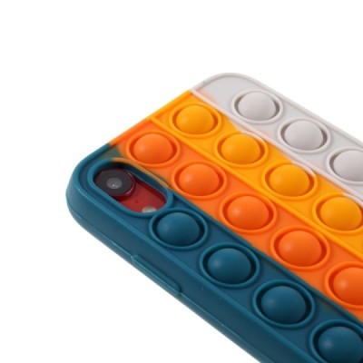Apple iPhone Xr „Popit“ Bubble minkšto silikono TPU žalias dėklas - nugarėlė | Priedai.lt