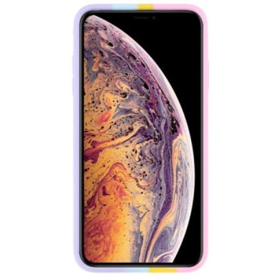 Apple iPhone Xr „Popit“ Bubble minkšto silikono TPU rožinis dėklas - nugarėlė | Priedai.lt