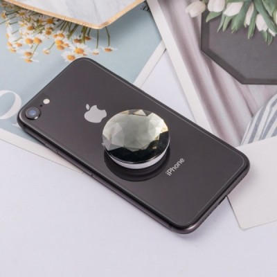 PopSocket Diamond telefono laikiklis (prie nugarėlės) - juodas | Priedai.lt
