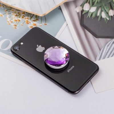 PopSocket Diamond telefono laikiklis (prie nugarėlės) - violetinis | Priedai.lt